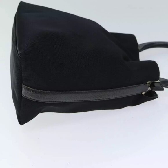 Salvatore Ferragamo Shoulder Bag Nylon Black Auth - Picture 10 of 14